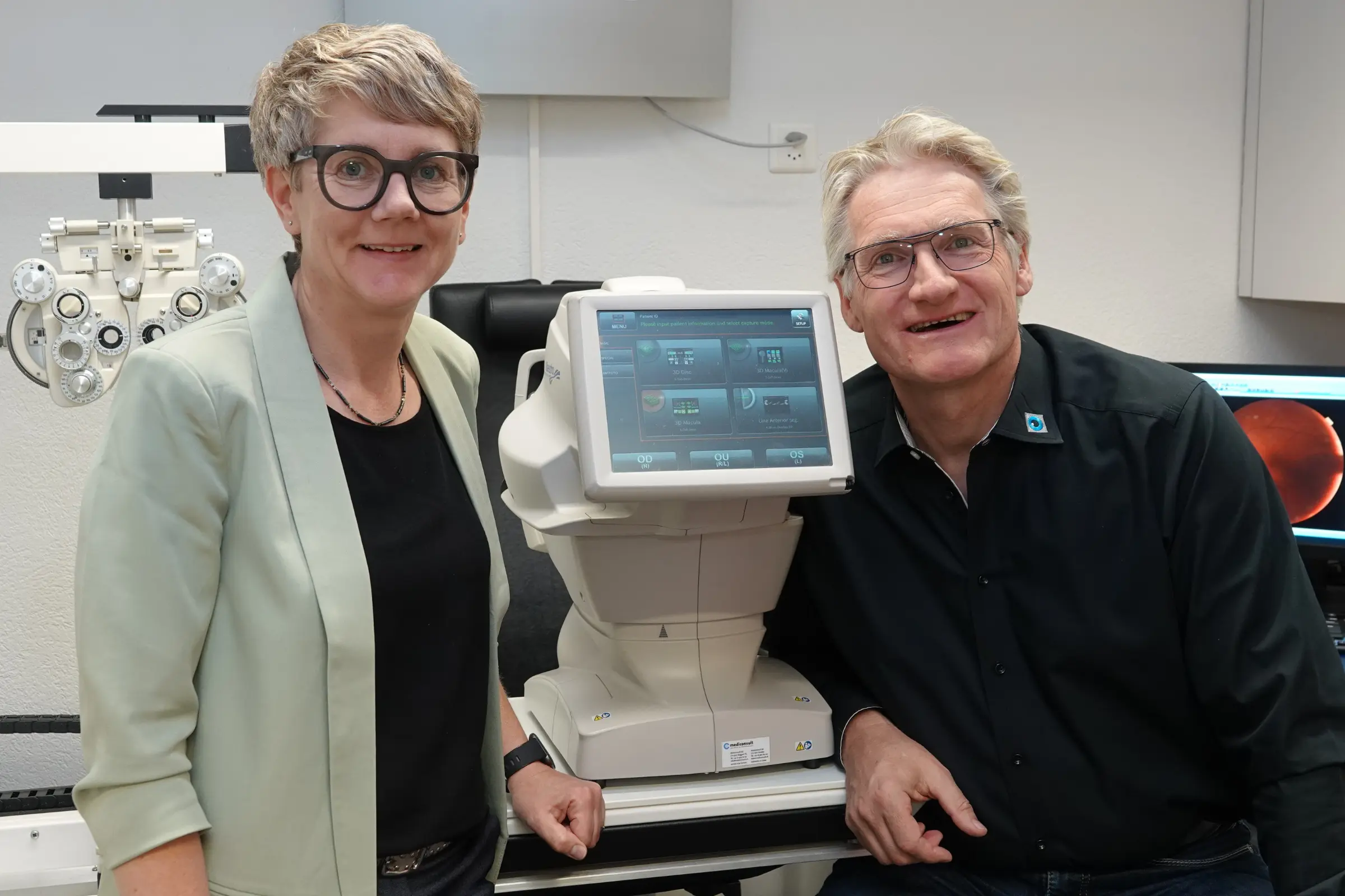 Sehtest und Refraktion bei Kühnis Optik in Gossau